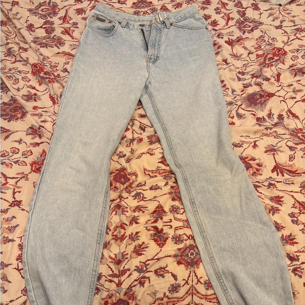 Calvin Klein Jeans Women's Straight Leg in Light Blue